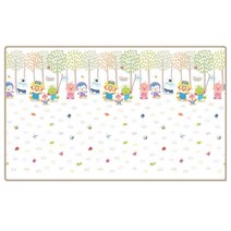 어린이 거실바닥매트 뽀로로벅스 아기놀이 매트 230x140x1.2cm 2장
