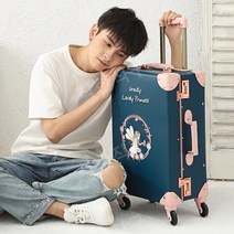 굿캐리어 핸드메이드 여행 수하물 패션 빈티지 레트로 감성 화장품 캐리어