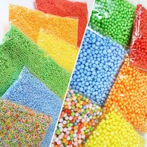 ts11017 반제품 컬러 스티로폼공(1호/2호), 1호 혼합, 혼합