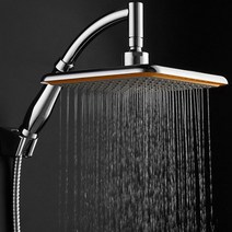 [MantaX] 수압상승 해바라기 원형 사각 욕실 샤워기헤드 택1, 사각해바라기 샤워헤드