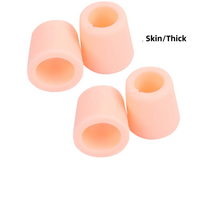 2pcs4pcs 꼬리 손가락 실리콘 젤 발가락 튜브 보호 슬리브 옥수수 물집 건막 교정기 교정기 보호대 발 관리, 2-4개
