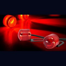 오토바이 주행등 미니 싸이키 경광등 레드 2P 차량인식 배달차 데이라이트 꾸미기 DIY