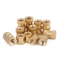 10/20/50PCS M3 M4 M5 M6 M8 황동 인서트 너트 사출 성형 구리 임베디드 널링 나사 삽입, 11 M4X5X10-20pcs