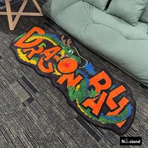 드래곤카펫 카펫 룸 통로 장식 드래곤볼 로고 디자인 인테리어 러그 홈 침실 만화 카페트