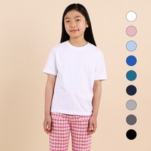 더팀 남여공용 주니어 20수 무지 반팔 티셔츠 (9컬러)