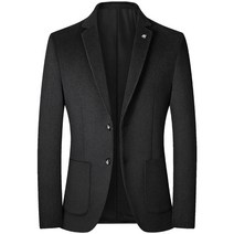 DFMEI 모직 양복 남 가을 겨울 모직 코트 순모 작은 정장 코트
