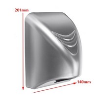 전기 인덕션 미니 업소용 220V 1000W 강력한 손 건조기 호텔 상업용 자동 유도 건조 장치 욕실 권선 하인, [01] 220V Silver, [03] UK