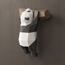 3D 프리컷 동물 페이퍼크래프트 입체 종이접기 인형 종이 모형 장식품 DIY 인테리어소품, E