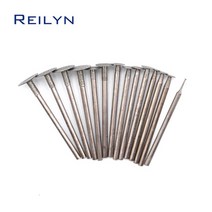 다이아몬드 그라인딩 드릴 니들 포인트 비트 조각 연마 유리 옥 다이 그라인더 드레멜 로타리 공구, 1.5mm, 20 pcs