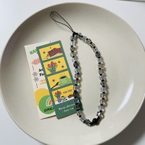 빅비쥬 심플 핸드폰 비즈 스트랩 6 Type, A타입, 1개