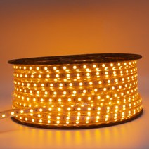 삼호기전 플렉시블 후렉시볼led 50m 감성캠핑조명 포인트조명 led줄조명 야외조명, 노란색