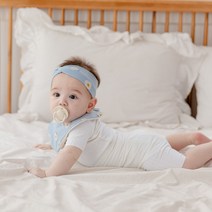 아바마 아기 크리미 반팔 실내복