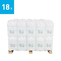 조이수 3차 살균 정제수 증류수 20리터 18개 지게차 배터리 순수 화장품 의료용 가습기 냉각수