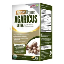LABO 뉴트리션 Bioactive 아가리쿠스 울트라 고급 USDA 약용 버섯 보충제 7개 동충하초 잎새버섯 칠면조 꼬리 링지 블레이제이 머릴 표고버섯