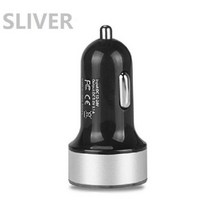 전기차 충전기 배터리 차량 어댑터 충전케이블 자동차 가정용자동차 충전기 듀얼 USB QC 3.0 다기능 LED 디, 02 Black