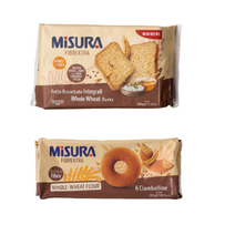 미주라 통밀도넛츠 230g + 토스트비스켓 320g 아침대용 과자 간식 Set