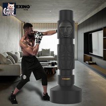 격투 스포츠 대련 격투기 사람 모형 실리콘 샌드백 실내 체육관 복싱 무에타이 훈련 킥복싱, 입체근육기둥모래주머니(위아래조절가능) 위에서 아래로 타