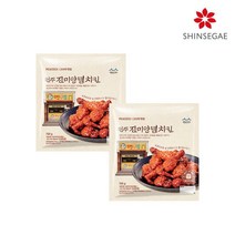 피코크 [피코크] 원주 진미 양념치킨 750g x 2팩, 단일옵션