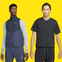 나이키 경량 패딩 조끼 에어로 레이어 베스트 남성 런닝
