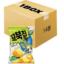 오리온 꼬북칩 콘스프맛 스넥 탕비실 사무실 학교 교회 어린이집 간식, 14개, 65g