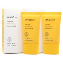 이니스프리 인텐시브 롱래스팅 선스크린EX 50mlx2개, 단일옵션