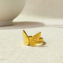 행운의날개 순금 돌반지 1.875g 3.75g 아기 조카 백일 돌잔치선물 손자 돌선물