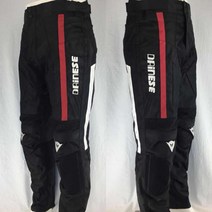 사계절 오토바이 보호대 바지 바이크 팬츠 하의, 3XL, 블랙 앤 화이트