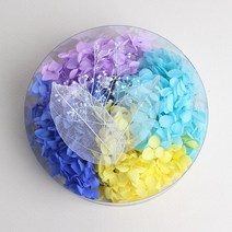 화연양화 시그니처 4색조합 프리저브드 수국 미니꽃다발 레진아트 DIY재료, 3 여름