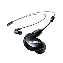[이어폰&헤드폰] Shure Se215 IEM 유선 이어폰 Hifi 인 이어 헤드폰 버드 고 충실도 스테레오 소음 감소 3.5mm 전문 스포츠, [09] Black Bluetooth
