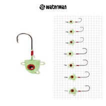 워터맨 라이트 지그 트리오 역지그헤드 풀치 볼락 야광 바늘, 13.0g, 1개
