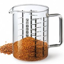 시맥스 유리 계량컵 1000ml/내열유리/전자렌지가능, 1000ml