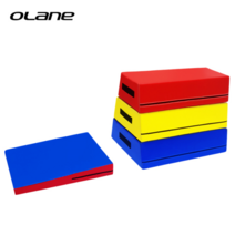 오레인 칼라 마블스폰지 3단 뜀틀 60cm(W856)_배송비포함, FREE