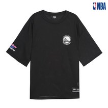엔비에이 유니 밑단 레이어드 메쉬 티셔츠 (N202TS222P)