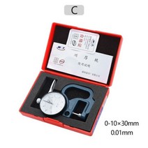 도막두께측정기 자동차 도장 도색 두께 측정기 다이얼 두께 게이지 0-10x20/26/30/120mm 0.01mm 두께 측정, 03 0-10x30mm