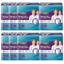 디펜드 안심플러스 언더웨어 중형 9Px8팩 (1박스)/성인기저귀