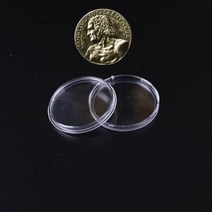 희귀 코인 취미 앨범 주화 전세계 수집 아크릴 동전 보관함, 40mm