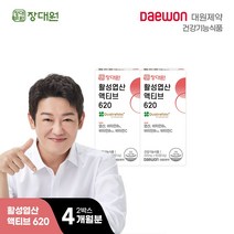 대원제약 활성엽산 액티브 620 (2박스/4개월분), 60정, 2개