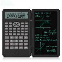 6 인치 계산기 USB LCD 쓰기 태블릿 휴대용 충전식 드로잉 보드 오피스 필기 노트북 학교 작업용, Func Calcu 블랙