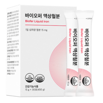 [피토틱스] 리포퍼 철분 15g 비타민C 비타민B6 함유 바이오퍼 액상철분, 3개, 15g x 30포