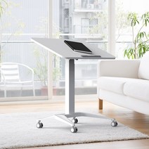 이동식스탠드 높이조절 침대책상 각도조절 스탠딩 테이블 핏쳐 무빙데스크