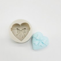 제이앤메이드 미니 리본하트몰드 수제몰드