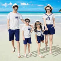 휴양지커플룩 신혼 비치 커플템 바캉스 시밀러룩 부모님