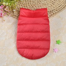 큰강아지옷 Warm Pet Dog Vest Clothes Chihuahua Pug Clothing Jacket Autumn Winter Coat Outfit For Sma, 02 Red_05 XL