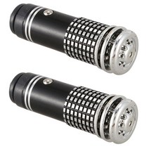 산소발생기 2x mini auto car 오존 발생기 공기 청정기 필터 ionizer, 검은색, 1개