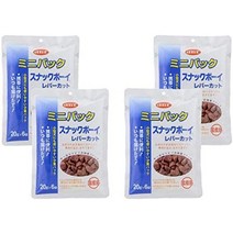 일본수입 애견 보양식 강아지 간병식 【4 봉지 세트】 스낵 보이 미니 팩 스낵 보이 컷, 120 그램 (x 4)