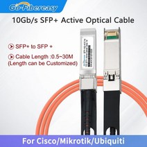 SFP 10Gb AOC 케이블 SFP-10G-AOC1M 활성 광 1M 2M 3M 5M 10m.30m 호환 HW MikroTik Dell Netgear 광섬유, CHINA_30Meters OM3