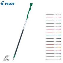 PILOT 하이테크-C 콜레토 리필심 0.3 0.4 낱색1개 파일롯트 HI-TEC-C, 0.3 그린(G)