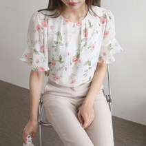 수키 장미 블라우스 1077490