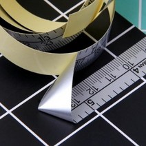 줄자 스티커 줄자 책상 작업대에 부착하여 측정, 1개