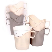 토탈하우스 에코 종이컵홀더 6P세트 손잡이 컵홀더 종이컵받침 컵받침, 에코-종이컵홀더-6P세트-6133